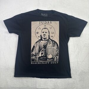 BlackCraft Cult Judas Black Short Sleeve Graphic Shirt Men's Large